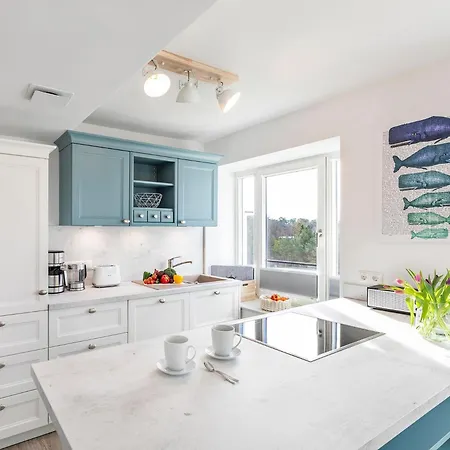 Apartment Prora - Ferienwohnung mit privater Dachterrasse und Ostseeblick - Meerblick Binz