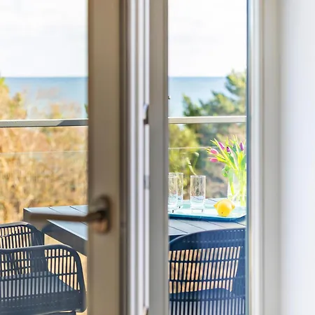 Apartment Prora - Ferienwohnung mit privater Dachterrasse und Ostseeblick - Meerblick *