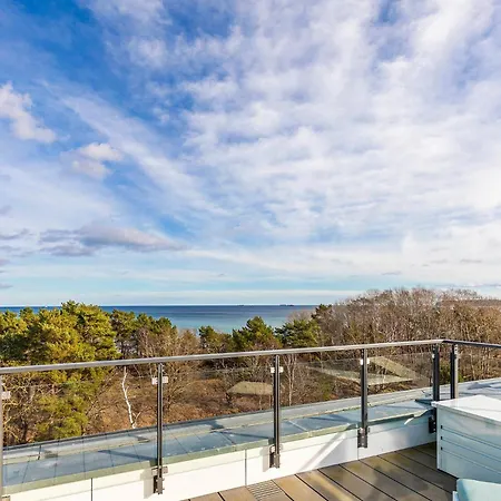 Prora - Ferienwohnung Mit Privater Dachterrasse Und Ostseeblick - Meerblick Apartmán Binz